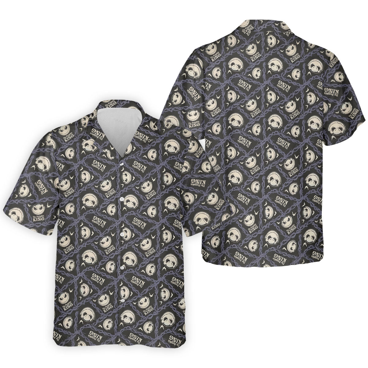 The Pumpkin King Horror Character Golf Polo Shirt, Halloween Shirt, Mens Golf Polo