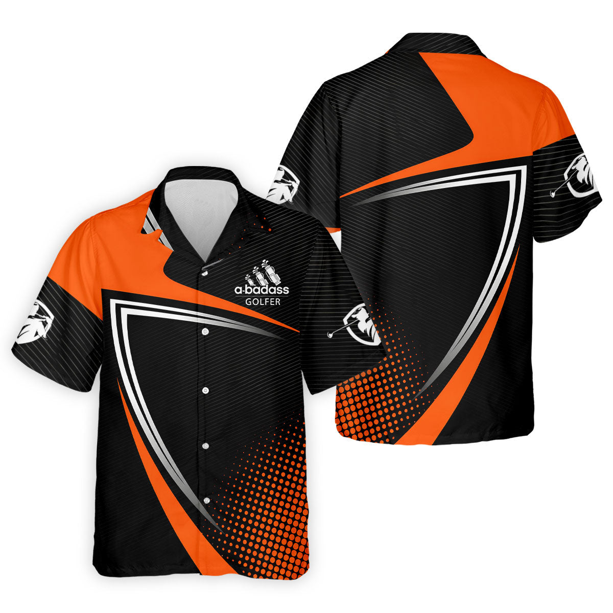 A Badass Golfer LGBT Support Golf Tops For Men, Gay Pride Month Celebrate Golf Shirts For Men