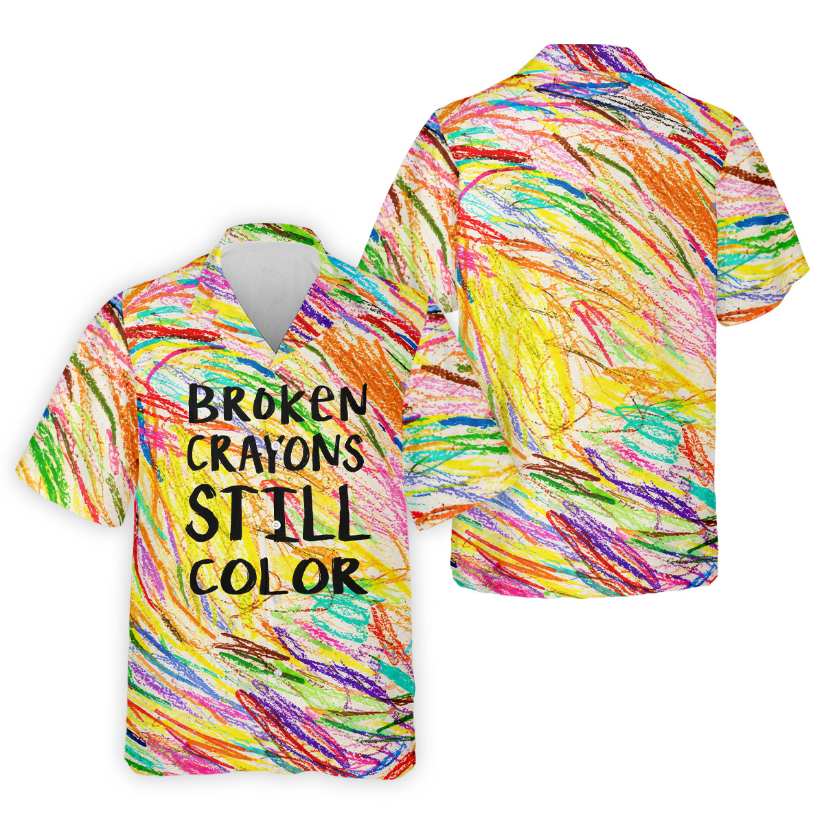 Broken Crayons Still Color Breast Cancer Shirt, Mens Golf Polo, Golf Apparel For Men