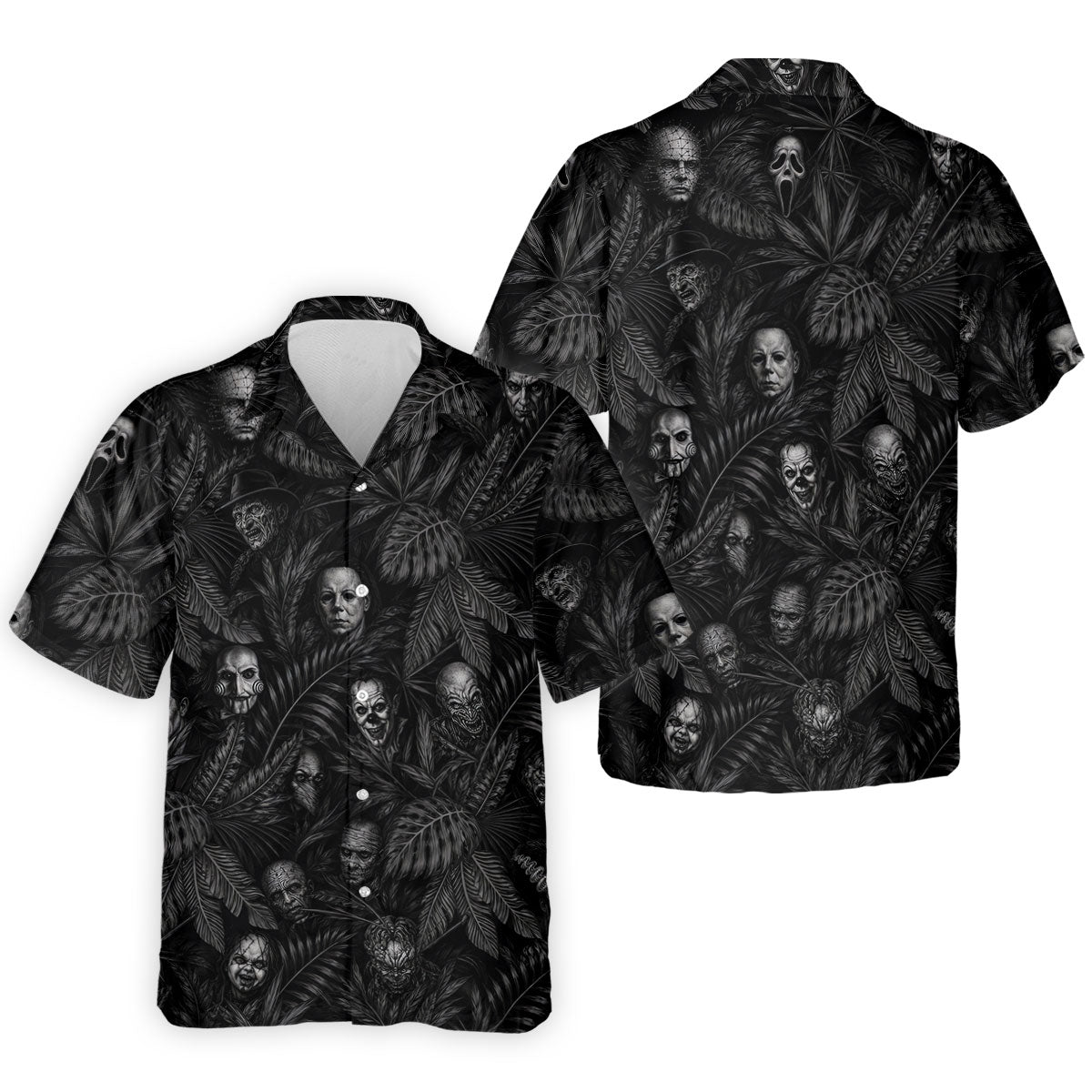 Horror Character Halloween Golf Shirt, Golf Shirts For Men, Mens Golf Apparel