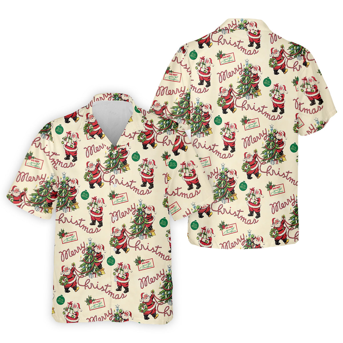 Merry Christmas Santa Mens Christmas Polo Shirt, Golf Tops For Men, Polo Shirts For Men, Christmas Golf Shirt
