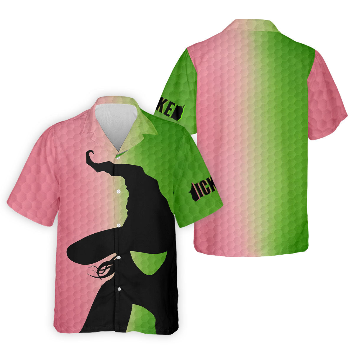 Halloween Witch Hat Golf Polo Shirt, Men's Golf Shirt, Golf Polo Shirts For Men