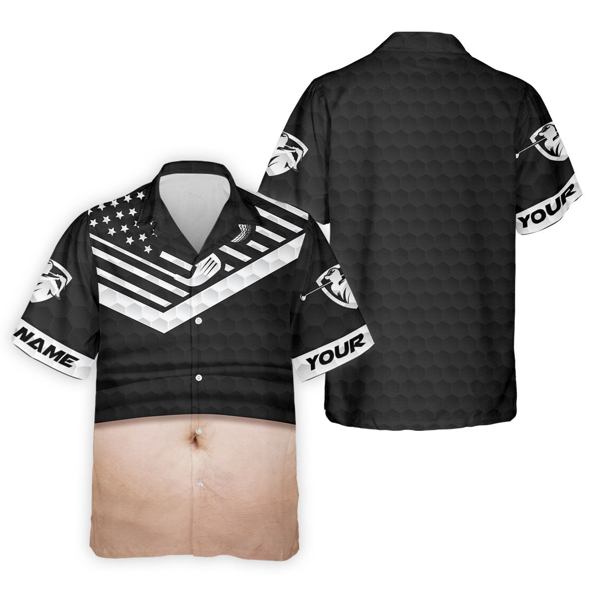 Personalized Fair Skin Beer Belly Golf Polo Shirt, Mens Golf Polo, Golf Apparel For Men