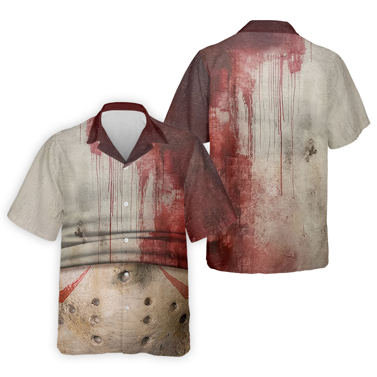 Hockey Mask Horror Character Halloween Polo Shirt, Mens Polo Shirts, Golf Apparel For Men