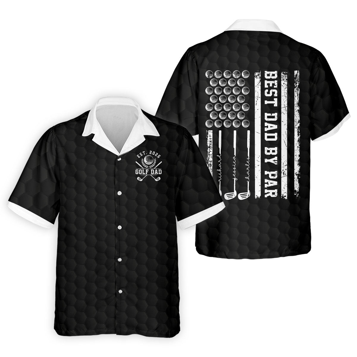 Golf Dad Best Dad By Par Father's Day Golf Shirt, Dad Golf Shirt, Golf Gift For Dad