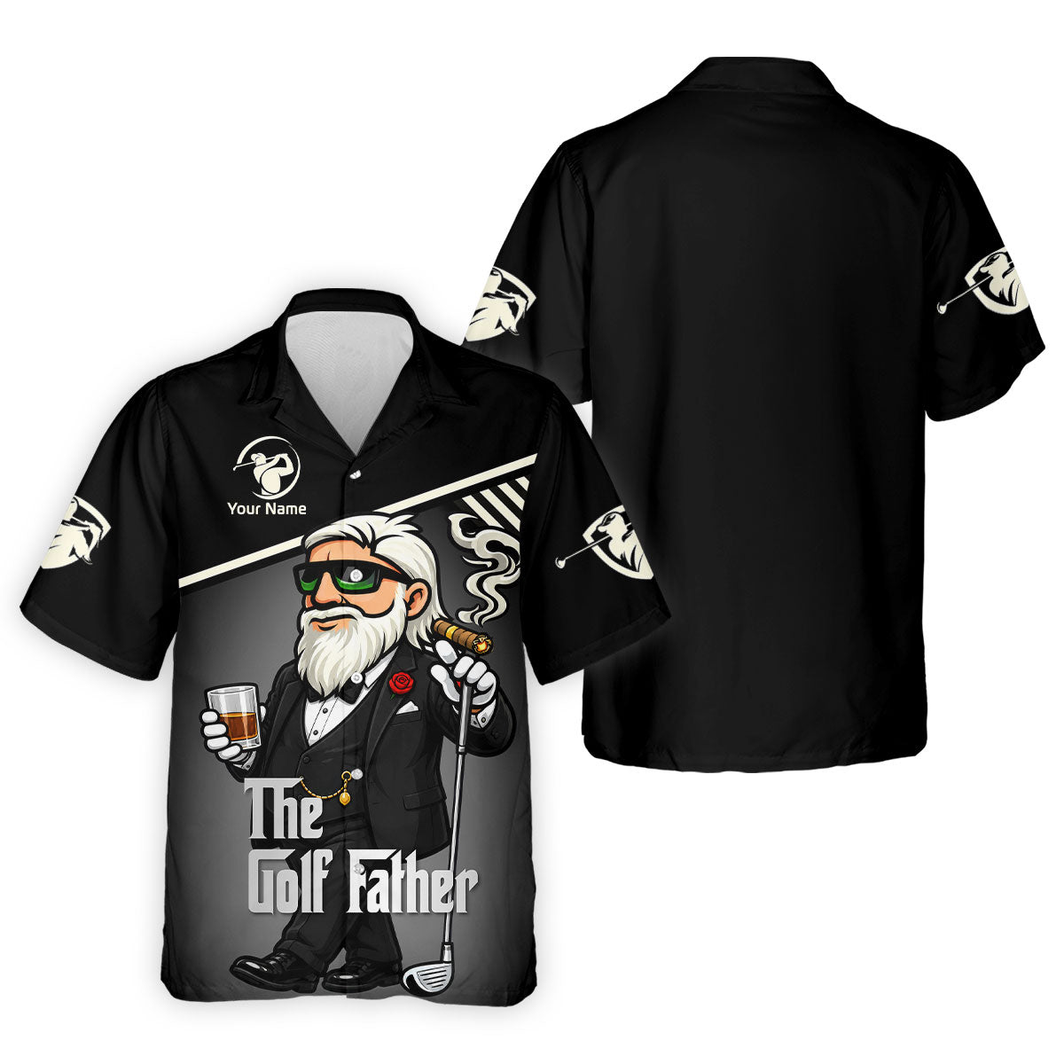 The Golf Father Custom Name Golf Man Funny Golf Shirts, Father's Day Golf Shirt, Golf Gift For Dad