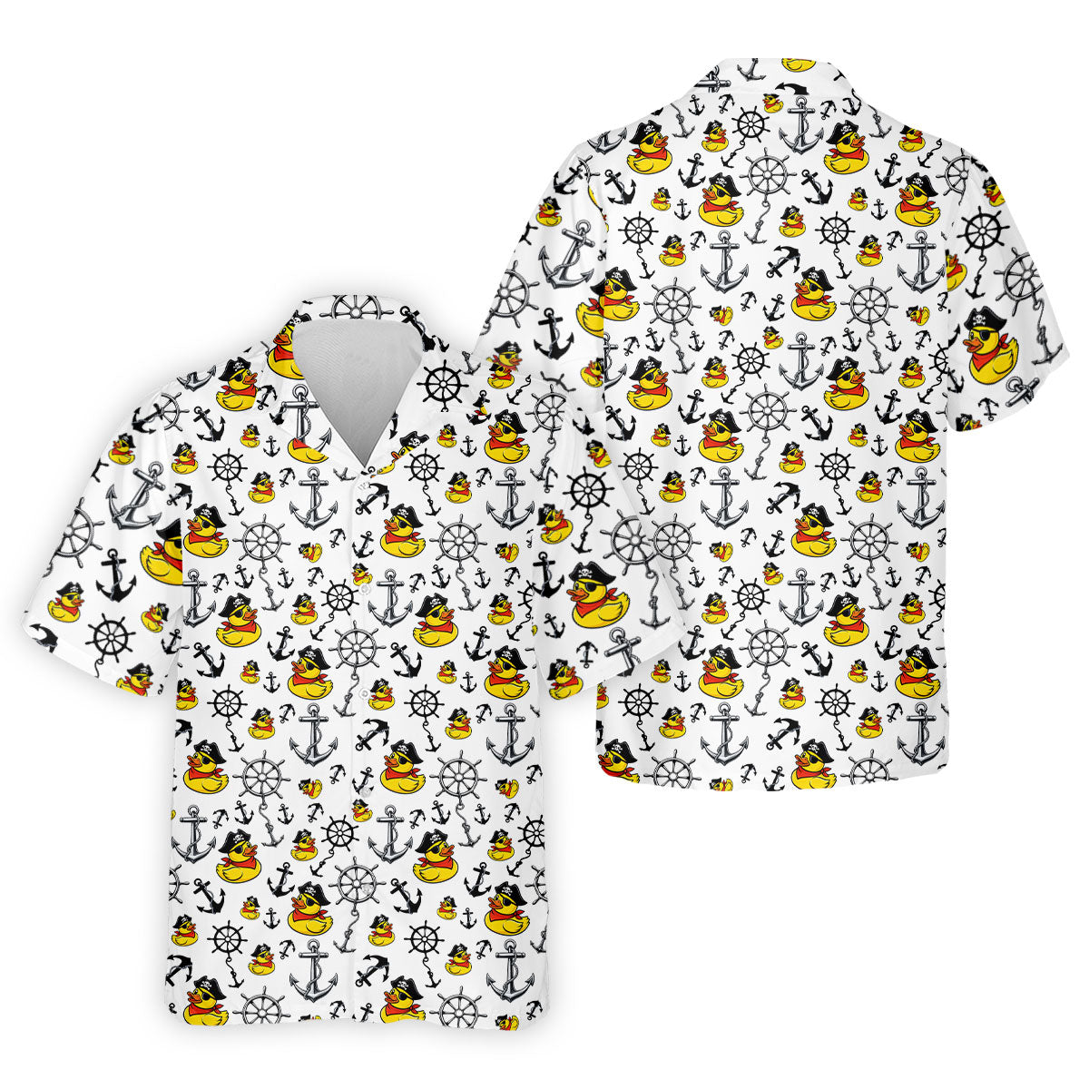 Pirate Rubber Ducks Funny Golf Shirt, Cute Golf Outfit, Golf Tops For Men, Golf Shirts For Men