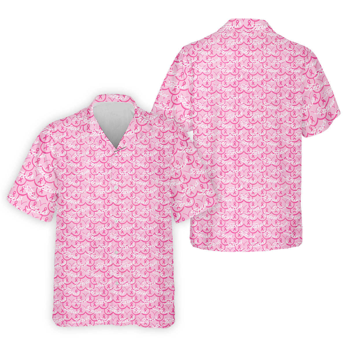 Titties Pink Ribbon Breast Cancer Polo Shirt, Golf Shirts For Men, Mens Golf Apparel