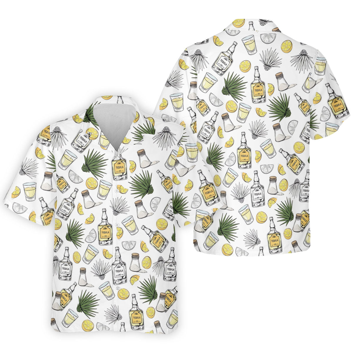 Tequila Lime Fiesta Time Golf Tops For Men, Cinco De Mayo Celebration Golf Shirts For Men