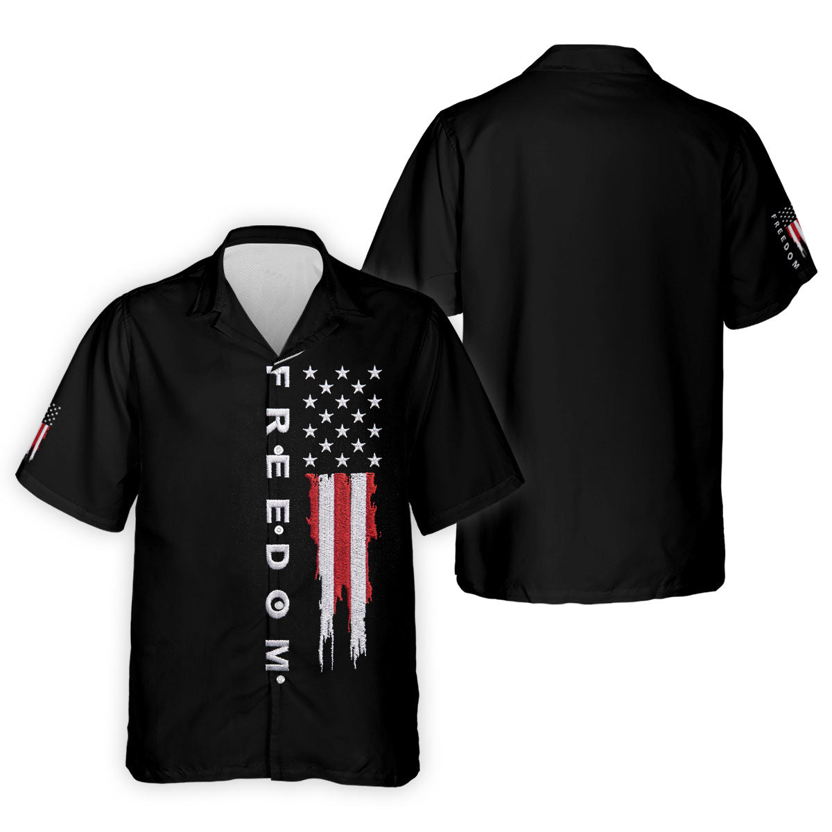 Stars And Stripes Flag 250th Anniversary Golf Shirt, Patriotic 4th Of July Golf Shirts For Men