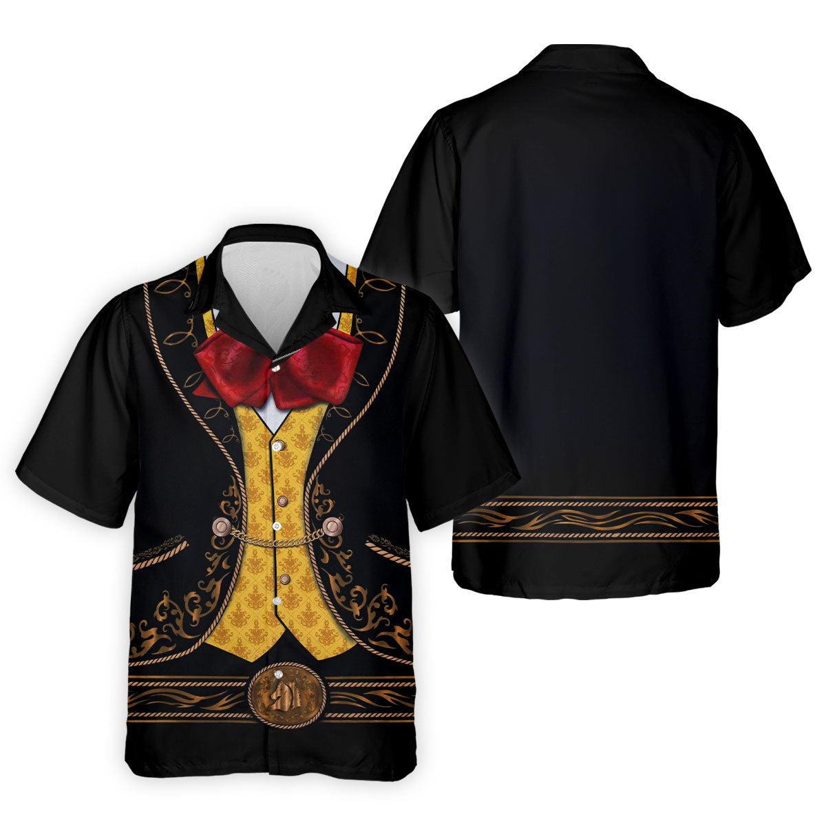 Mexican Fiesta Theme Funny Costume Golf Tops For Men, Cinco De Mayo Celebration Golf Shirts For Men
