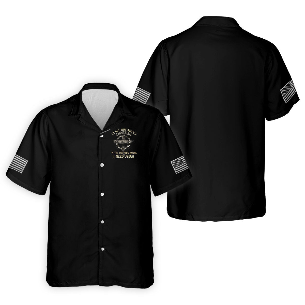Funny Imperfect Christian Jesus Polo Shirt, Golf Shirts For Men, Mens Golf Apparel