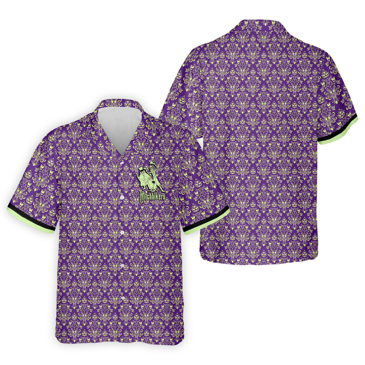 Hitchhikers Horror Character Polo Shirt, Golf Shirts For Men, Halloween Shirts For Men