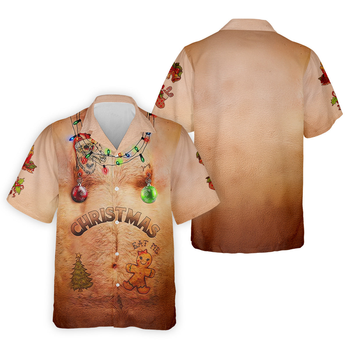 Eat Me Funny Christmas Golf Shirt, Fun Golf Shirts For Men, Unique Gift For Golfer, Polo Shirts For Men