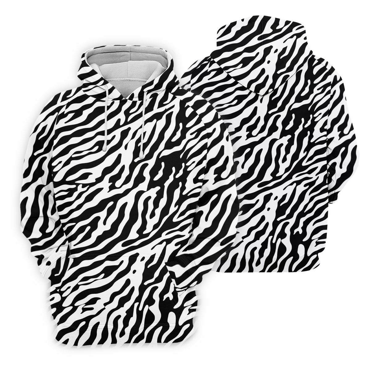 Zebra Print Golf Shirt, Black White Animal Pattern 's Golf Polo, Polo Shirts For Women