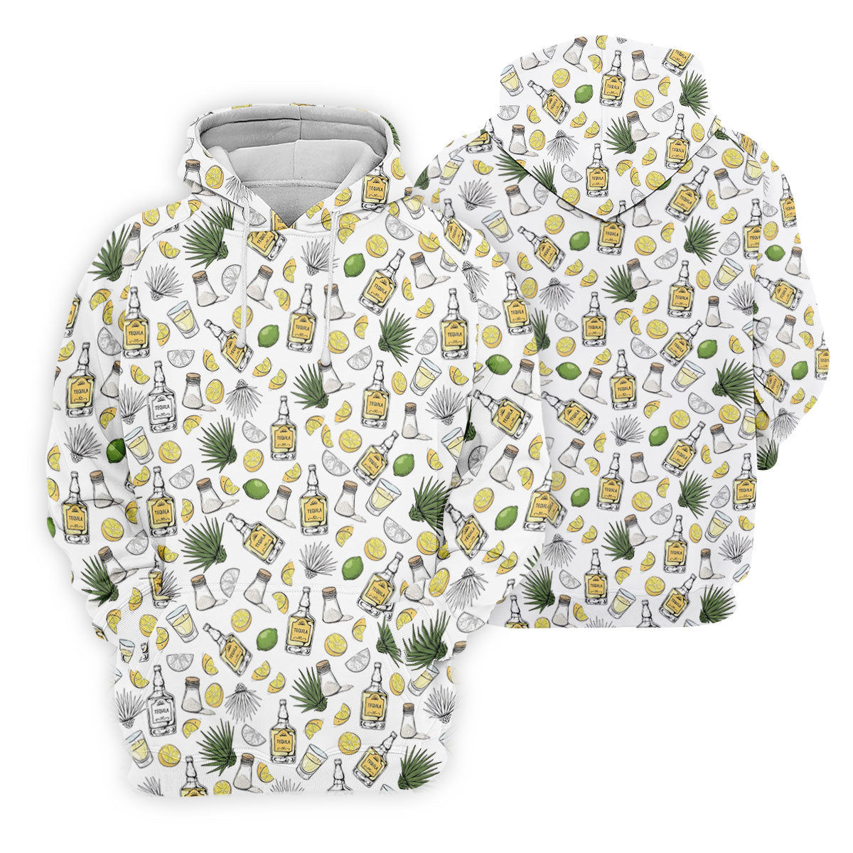 Tequila Lime Salt Cinco De Mayo Celebration Golf Tops For Men, Drinking Party Polo Shirts For Men