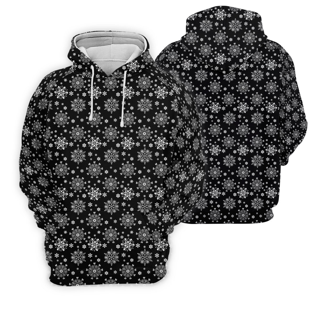 Dirty Funny Adult Humor Snowflakes Black Golf Shirt, Fun Men's Golf Polos, Christmas Golf Shirt, Polo Shirts For Men