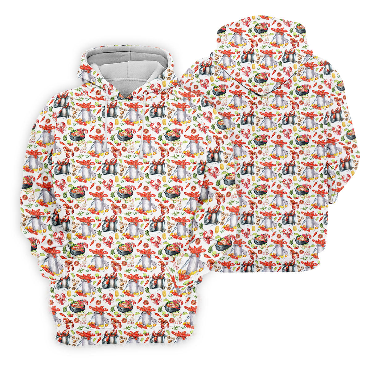 Crawfish Boil Pot Hawaiian Golf Shirt, Louisiana Crawfish Season Golf Shirts For Men