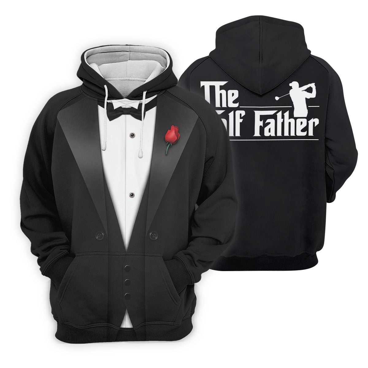 The Golf Father Funny Costume Father's Day Golf Shirt, Dad Golf Shirt, Golf Gift For Dad