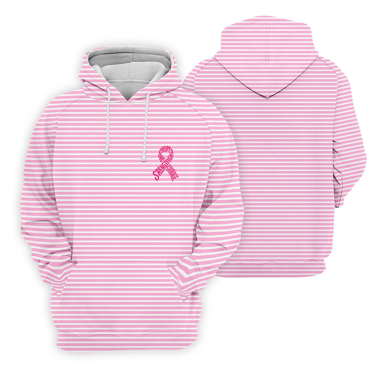 Hope Love Strength Courage Breast Cancer Polo Shirt, Women’s Golf Polo, Ladies Golf Shirts
