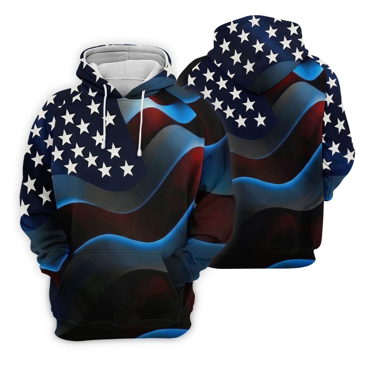 Patriotic American Flag 250th Anniversary Golf Tops For Men, Golf Shirts For Men, Polo Shirts For Men