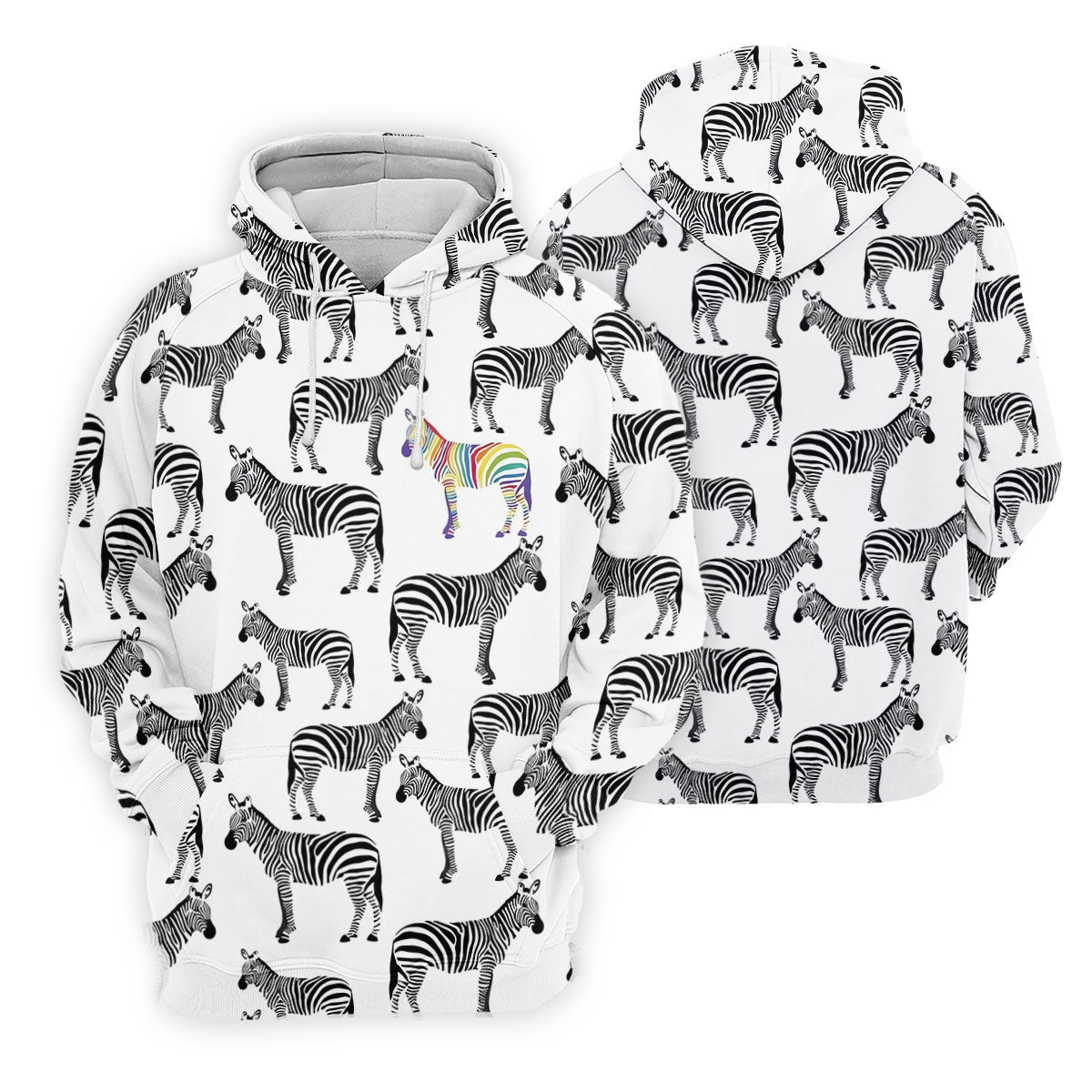 Rainbow Zebra Be Yourself Pride Month Support Ladies Golf Tops, LGBT Community Golf Shirt For Women