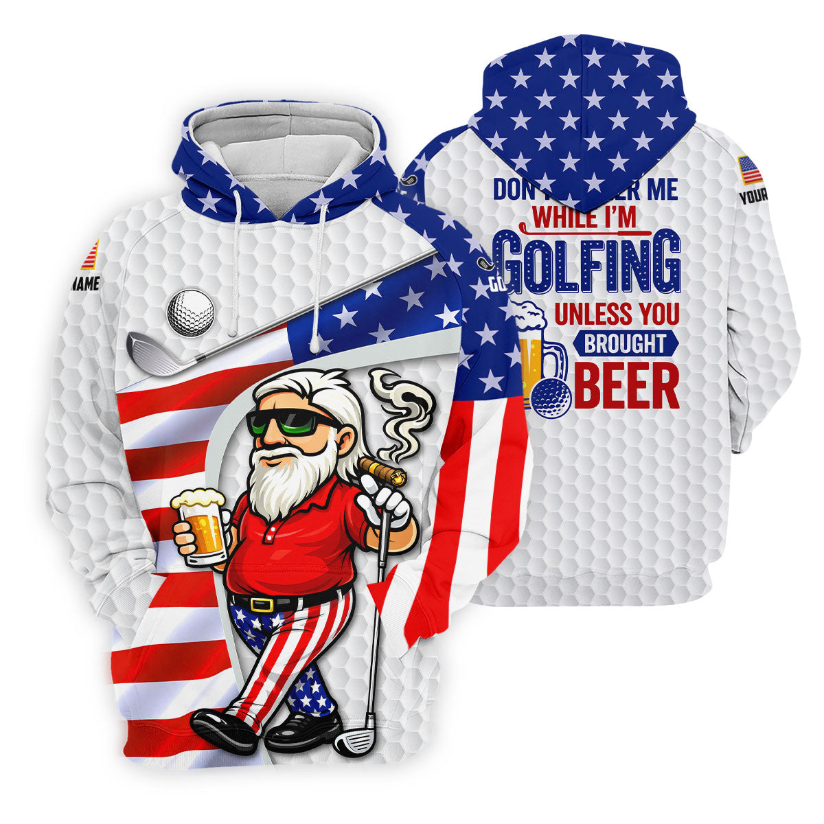 Don't Bother Me While I'm Golfing Golf And Beer 4th Of July Golf Shirt, 250 Years Golf Shirt For Women