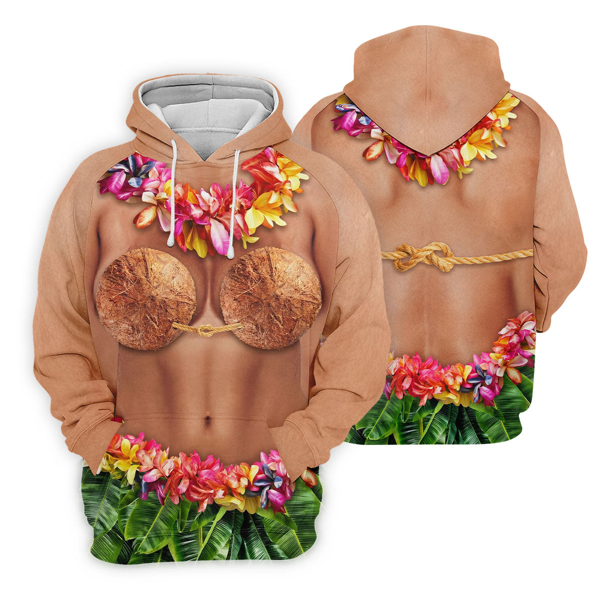 Tropical Theme Party Hawaiian Golf Shirt, Men's Funny Golf Shirts, Polo Shirts For Men