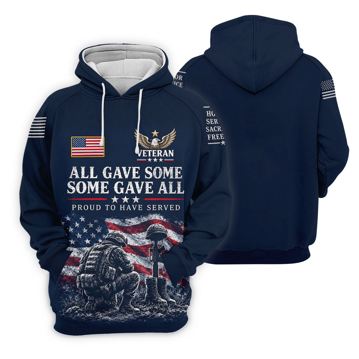 All Gave Some Some Gave All Polo Shirt, Veterans Day Golf Shirt, Golf Tops For Women