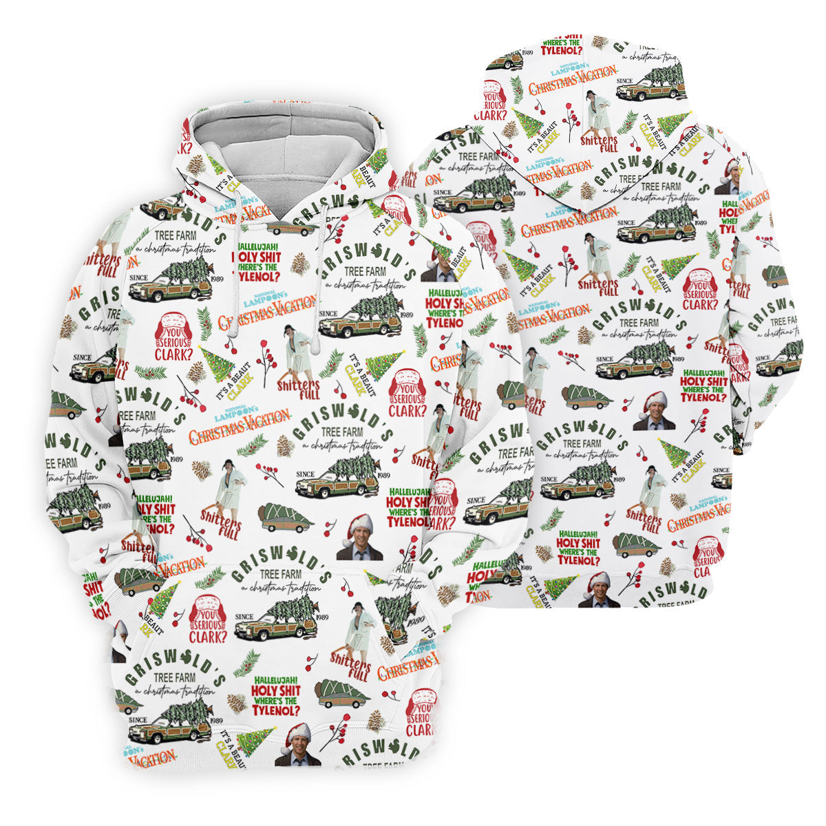 Tree Farm Christmas Golf Shirt, White Polo Shirt ??ns, Fun Golf Shirts For Men, Golf Gift For Men