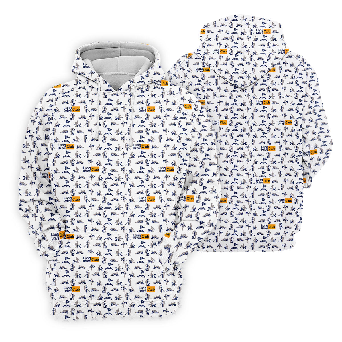 Funny Long Drive Club Adult Golf Polo Shirt, Men's Golf Shirt, Mens Golf Apparel