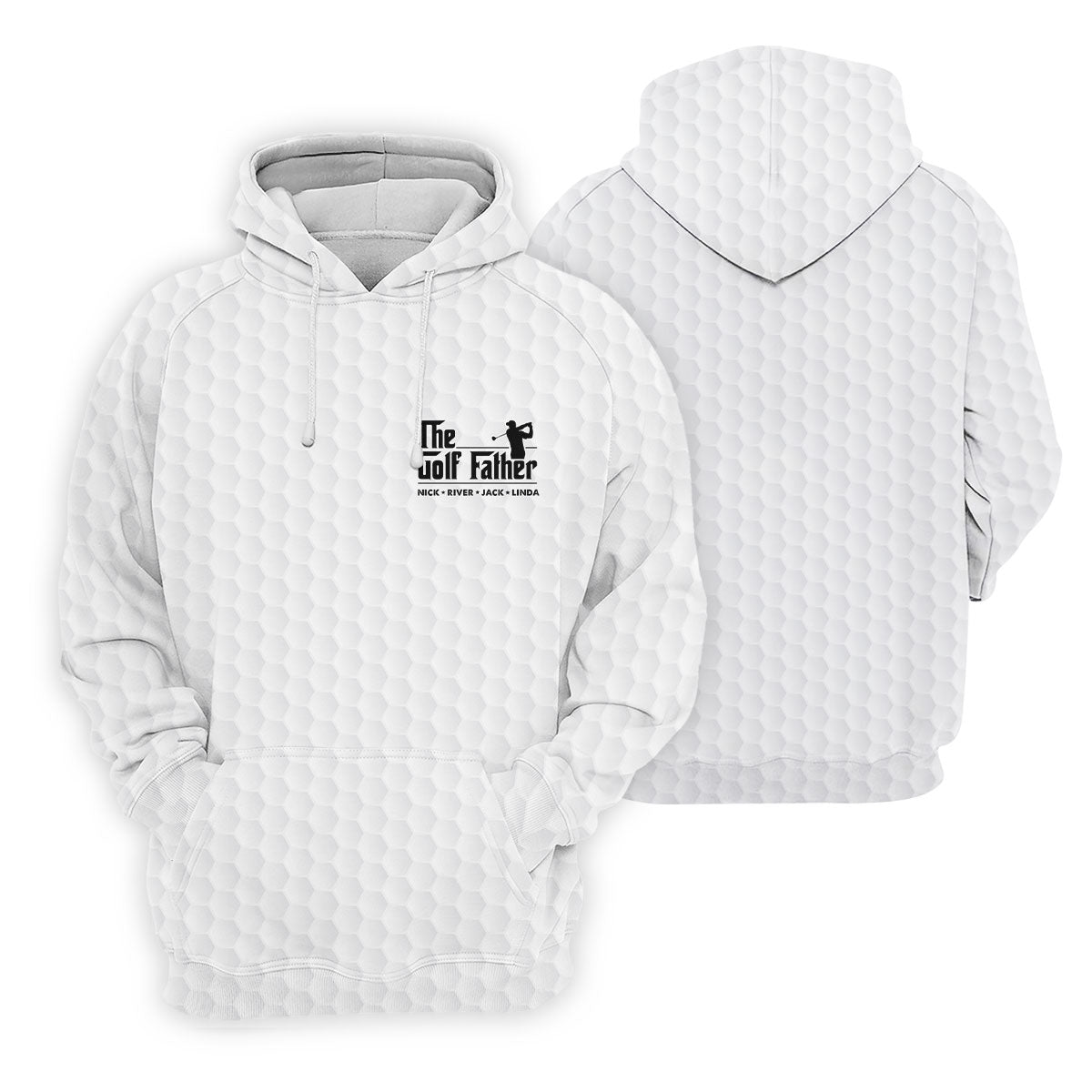 The Golf Father Custom Name Ladies Golf Tops, Golf Shirt For Women, Father's Day Presents Golf