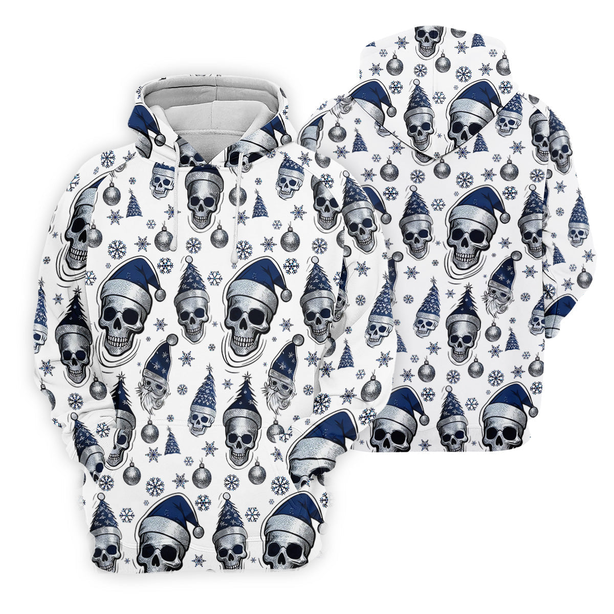 Vintage Skull Christmas Golf Shirt, White Polo Women, Cool Golf Gift, Ladies Golf Shirts, Golfing Apparel