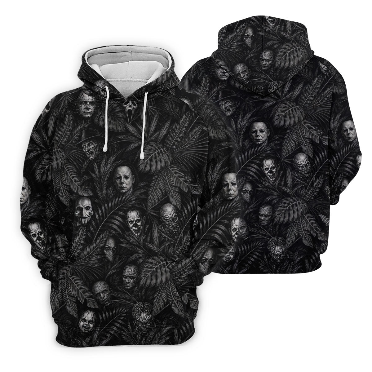 Horror Character Halloween Golf Shirt, Golf Shirts For Men, Mens Golf Apparel