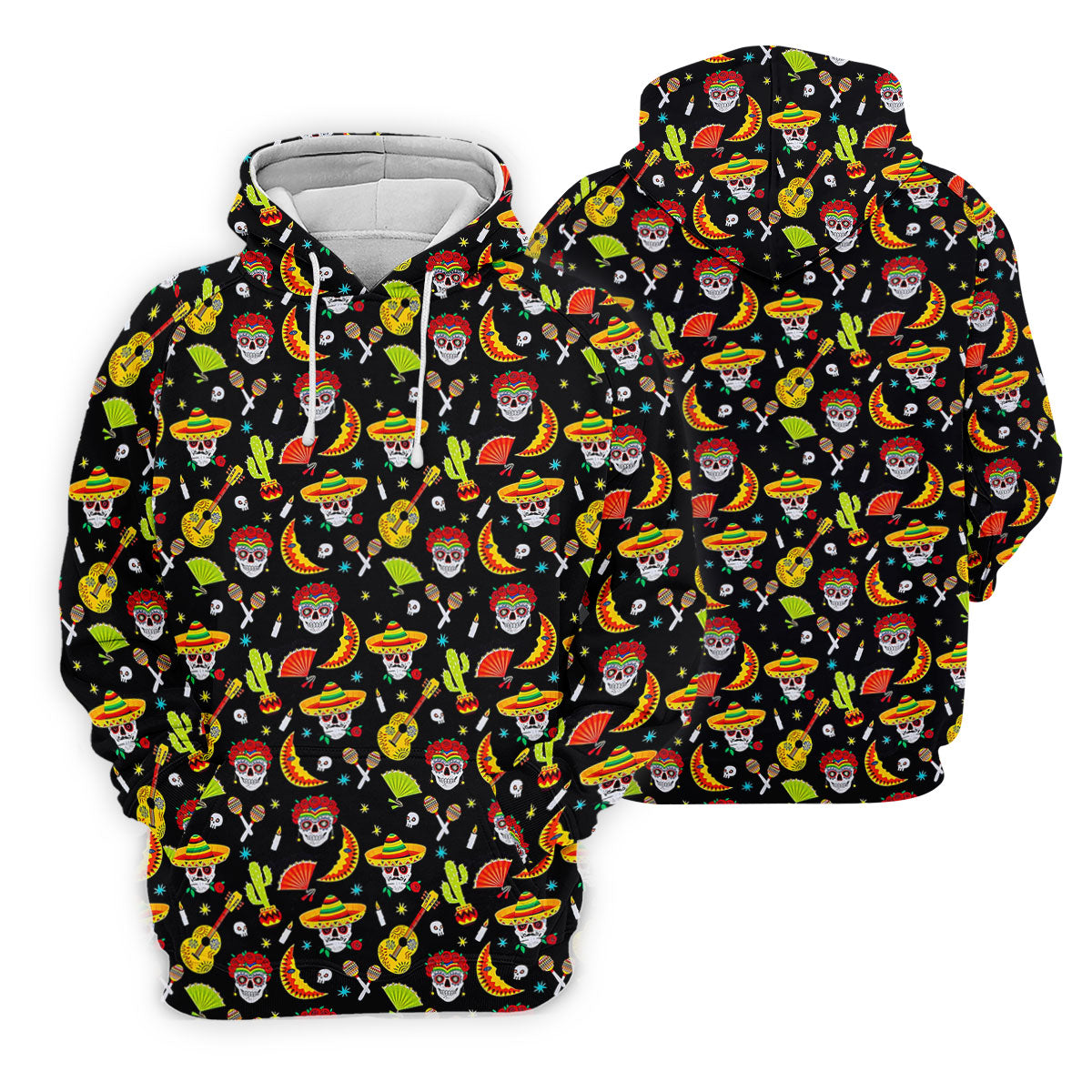 Day Of The Dead Mexican Symbols Cinco De Mayo Celebration Fiesta Themed Golf Shirt For Women
