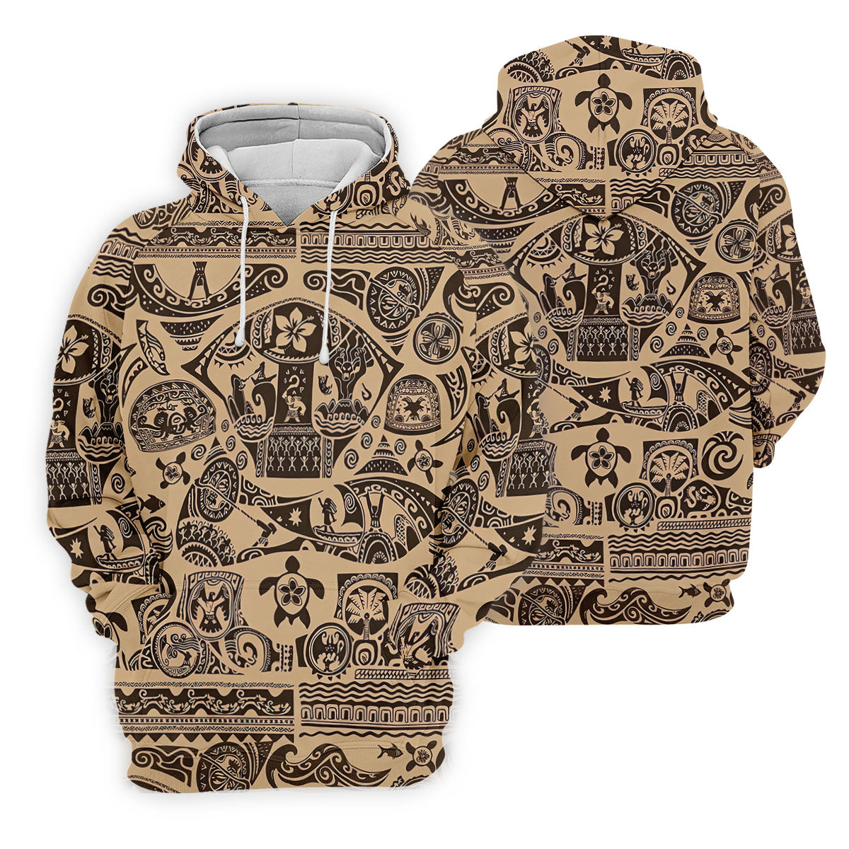 Polynesian Tribal Hawaiian Golf Shirt, Golf Shirts For Women, Women's Golf Apparel