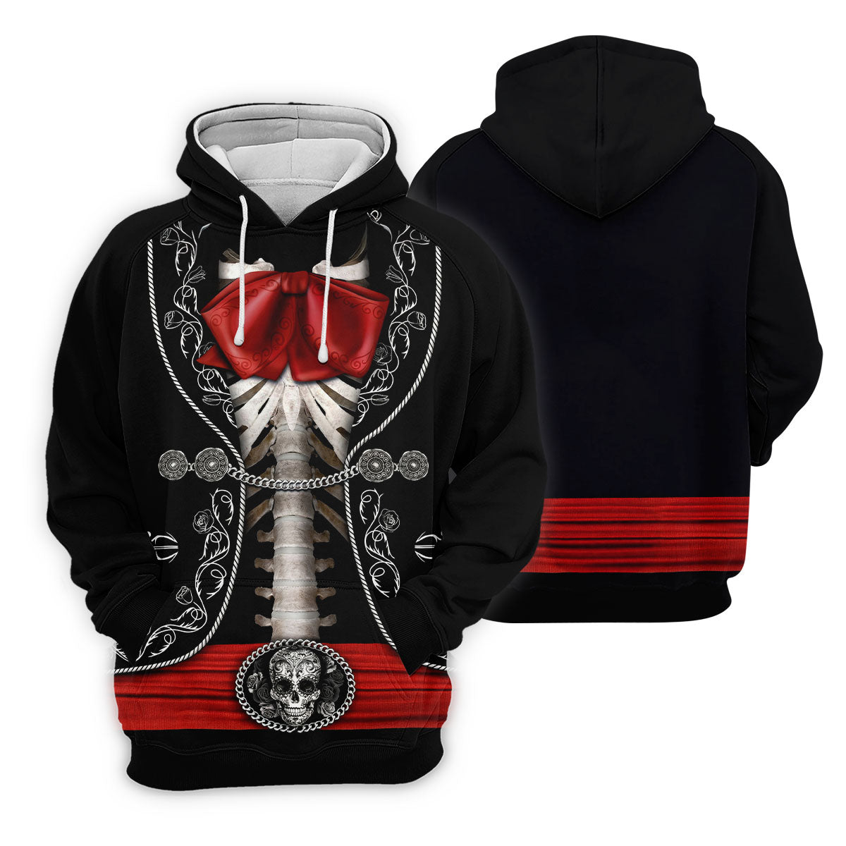 Mexican Fiesta Theme Red Costume Golf Tops For Men, Cinco De Mayo Celebration Golf Shirts For Men