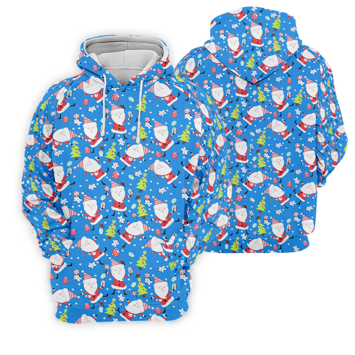 Funny Santa Claus Blue Golf Shirt, Christmas Golf Shirt, Fun Golf Shirts For Men, Golf Gift For Men