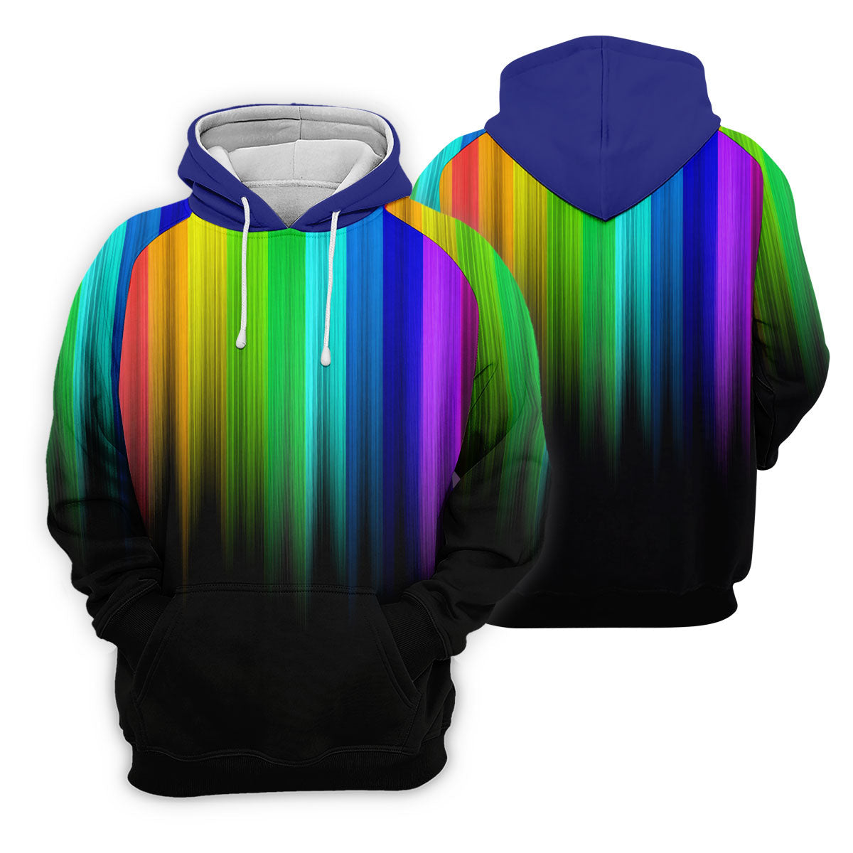 Rainbow Gradient LGBT Support Ladies Golf Tops, Gay Pride Month Celebrate Golf Shirt For Women