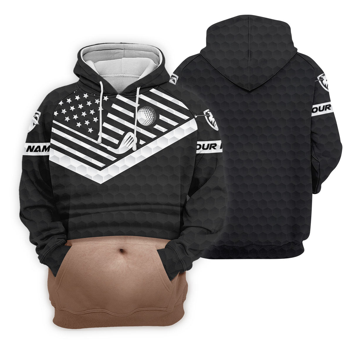 Personalized Light Skin Beer Belly Golf Polo Shirt, Golf Shirts For Women, Performance Golf Shirt