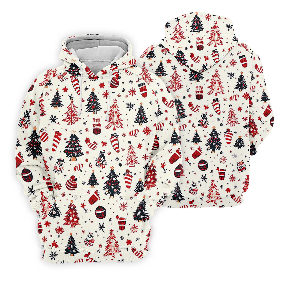 Candy Canes Christmas Tree Golf Tops For Men, Christmas Golf Shirt, Golf Shirts For Men, Polo For Men