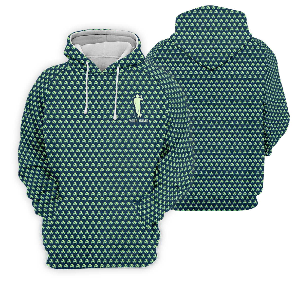 St Patrick's Day Shamrock Golf And Beer Green Golf Shirt, Polo Shirts For Men, Golf Shirts For Men