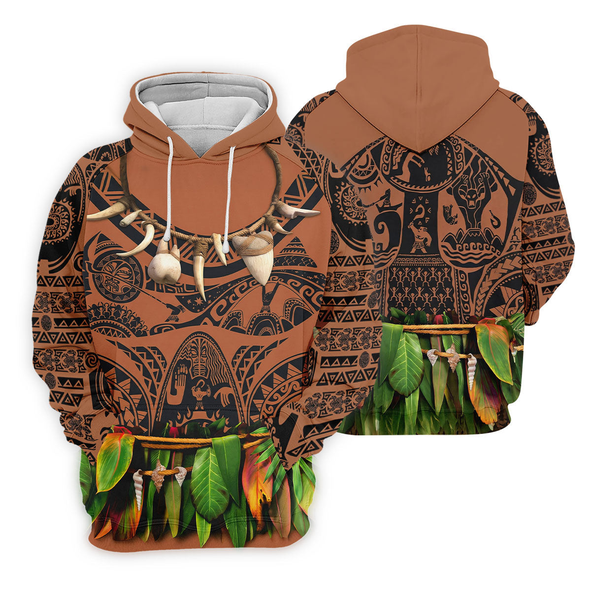 Cartoon Costume Hawaiian Golf Shirt, Men's Funny Golf Shirts, Polo Shirts For Men