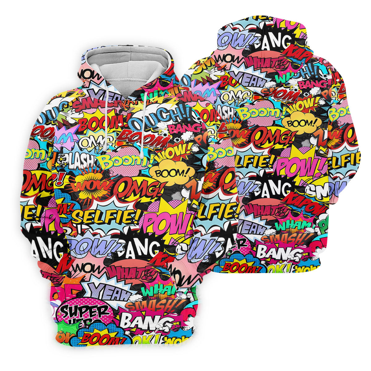 Comic Pop Art Golf Shirt, Retro Speech Bubble Pattern, Polo Shirts For Women