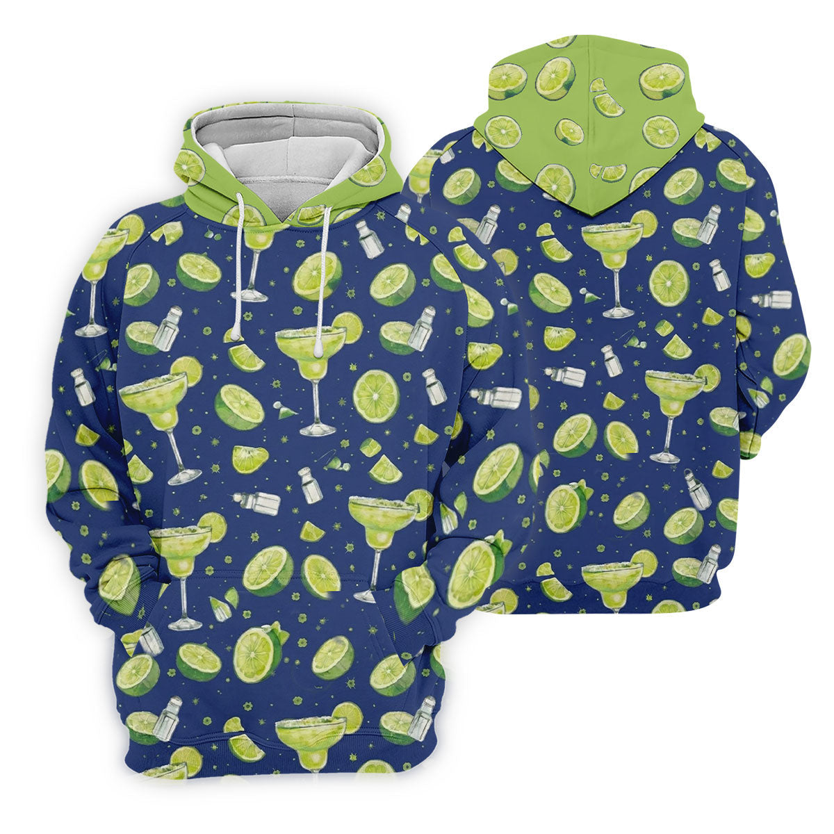 Margarita Cocktail Golf Shirt, Tropical Lime Drink Pattern, Golf Shirt For Women