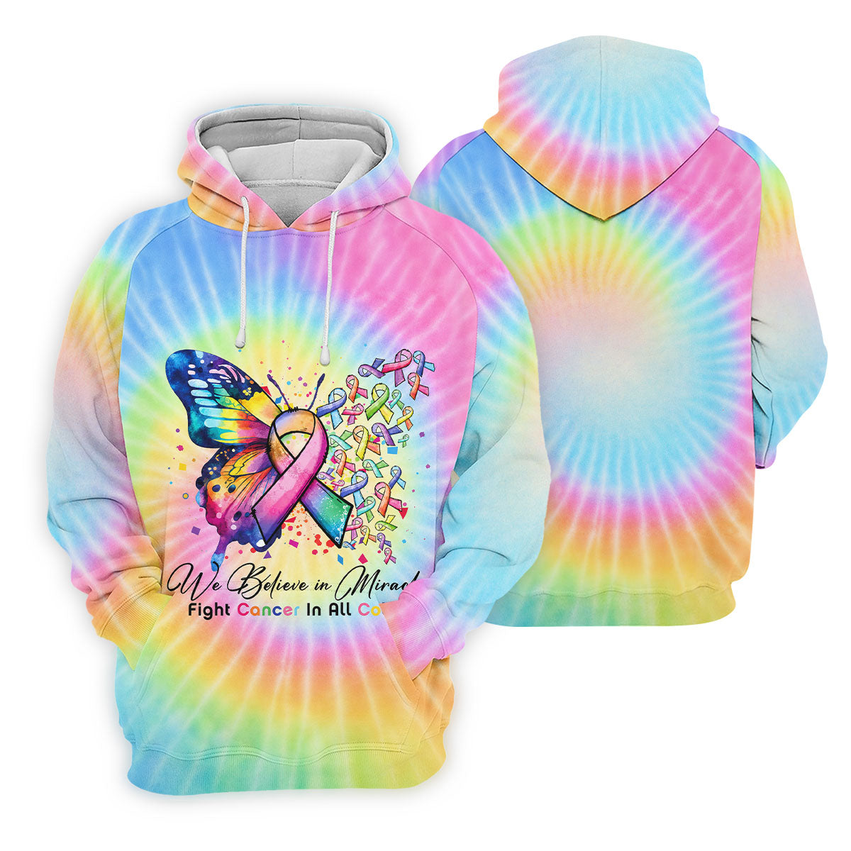 We Believe In Miracles Cancer Ribbon Polo Shirt, Women's Golf Polo, Golf Tops For Women