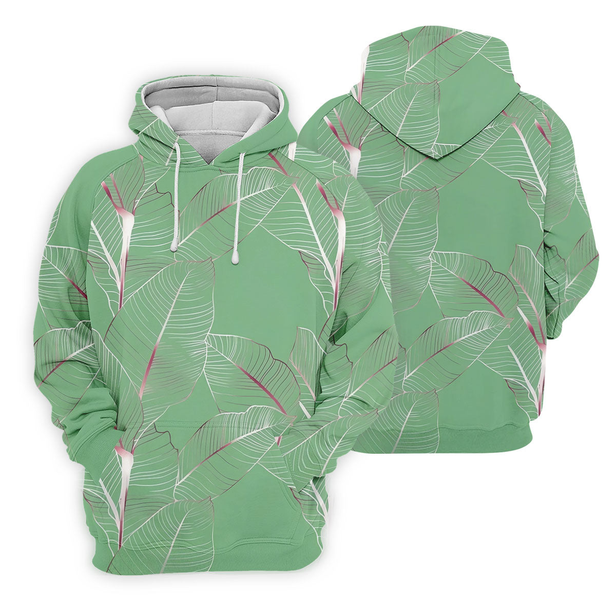 Tropical Leaves Green Golf Shirt, Summer Hawaiian Golf Shirt, Golf Shirt For Women
