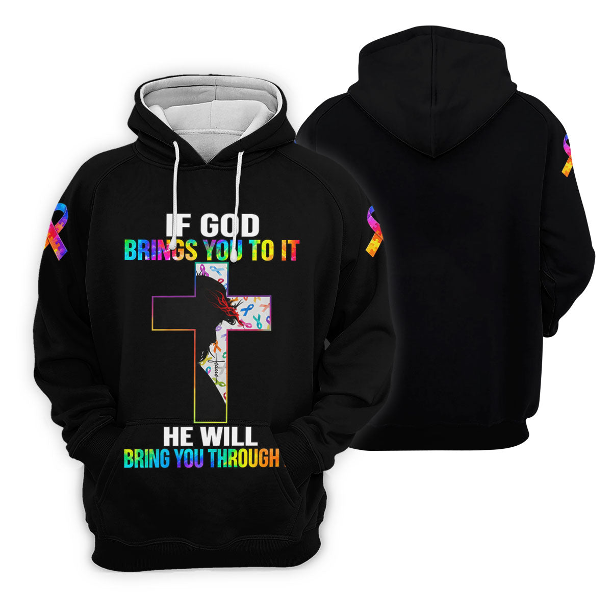 If God Brings You To It Cross Cancer Polo Shirt, Women's Golf Polo, Ladies Golf Shirts