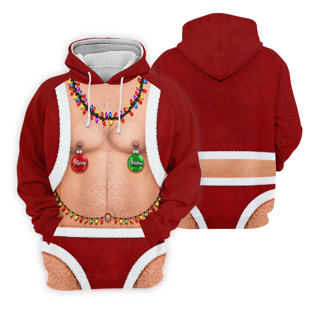 Funny Santa Ornament Lights Christmas Golf Shirt, Women’s Golf Polo, Golf Tops For Women
