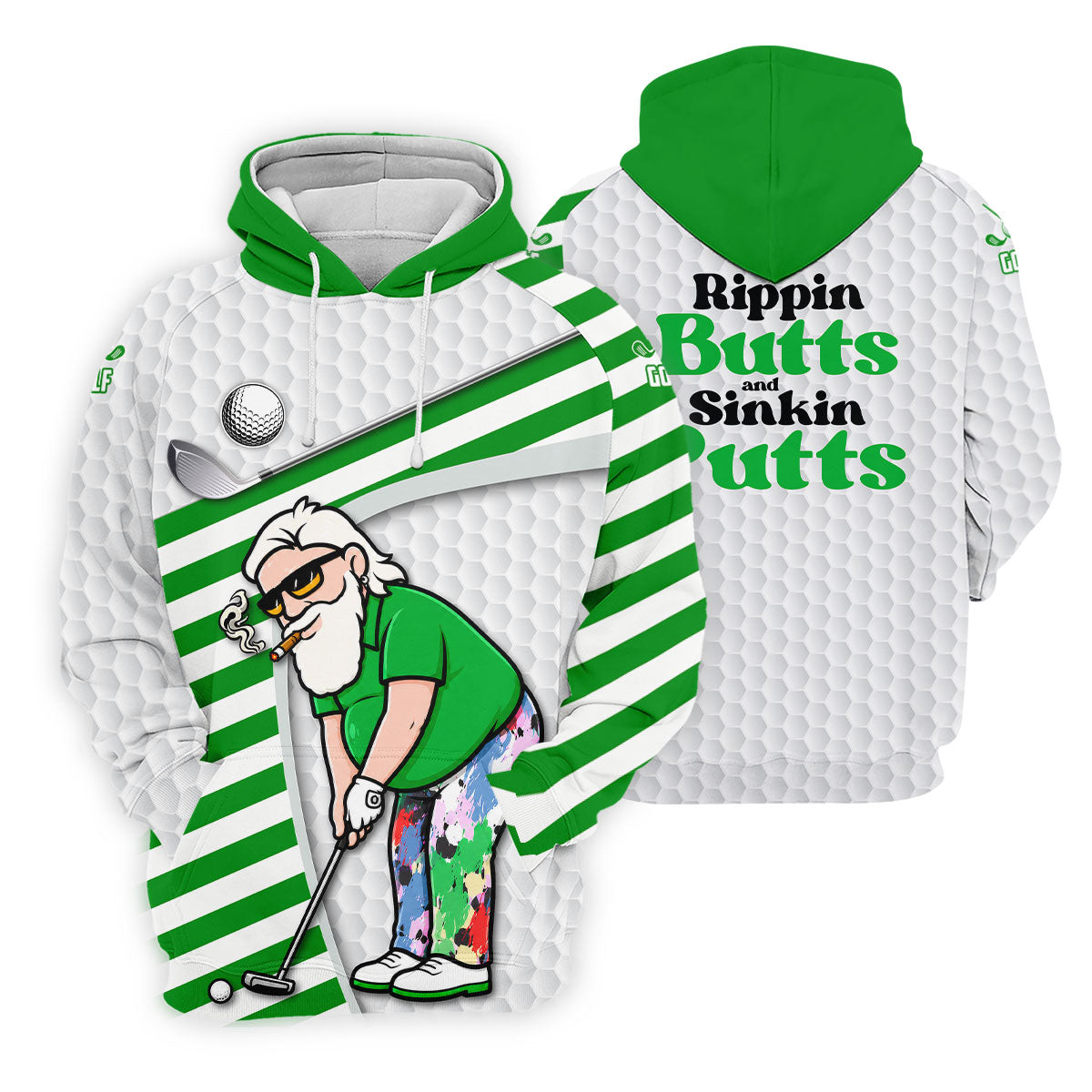 Funny Rippin Butts And Sinkin Putts Polo Shirt, Women’s Golf Polo, Golf Polo For Women